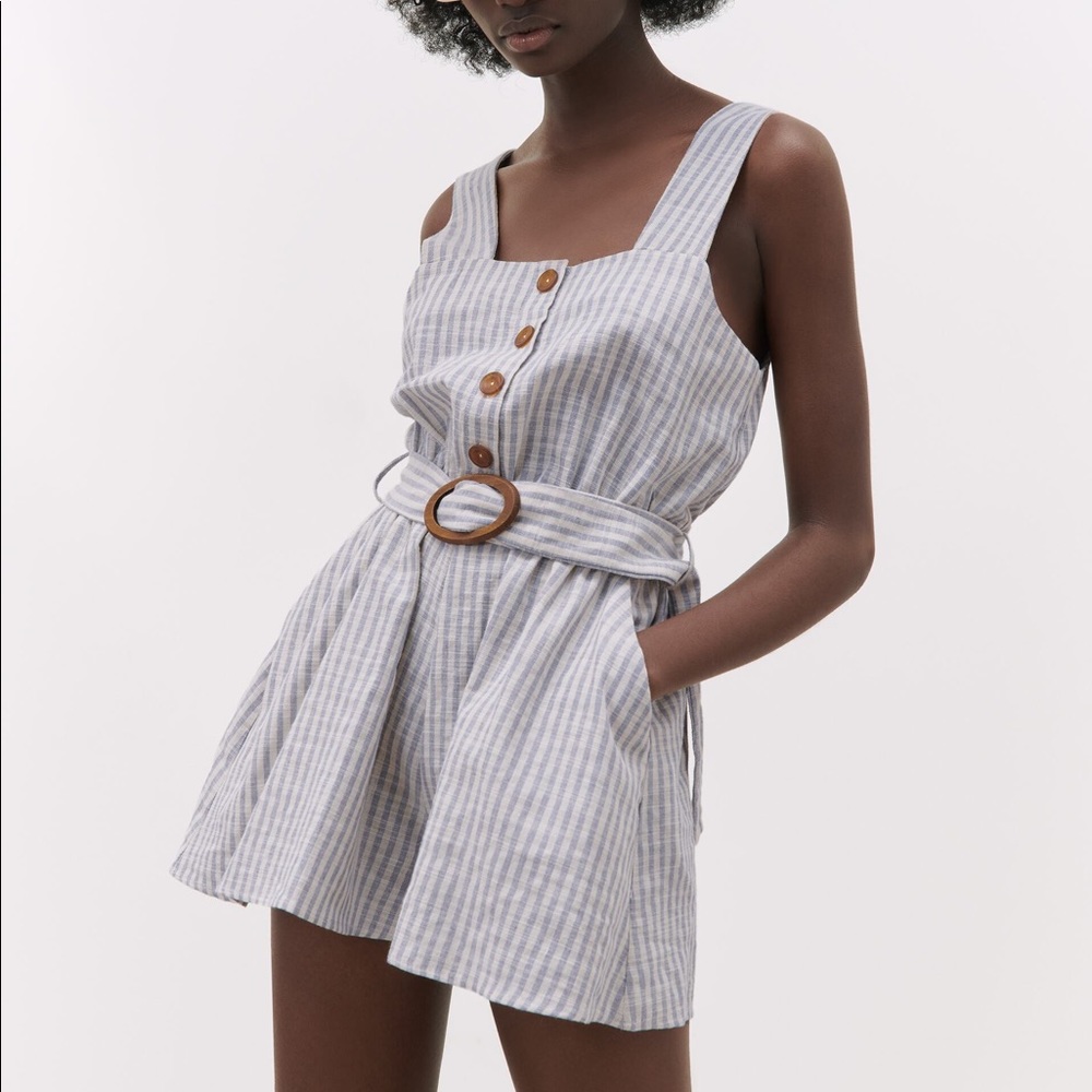 ZARA belted romper
